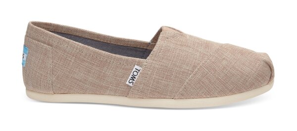 TOMS Espadrille Alpargata Pale Pink Lurex Woven