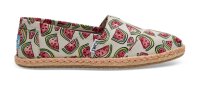 TOMS Espadrille Alpargata Natural/Pink Watermelon Rope Sole