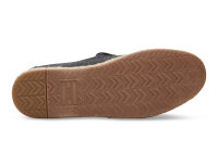 TOMS Espadrille Deconstructed Black Washed Canvas