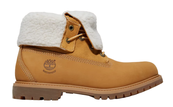 Timberland Damen Boot Waterproof Authentics Teddy Fleece Fold-Down