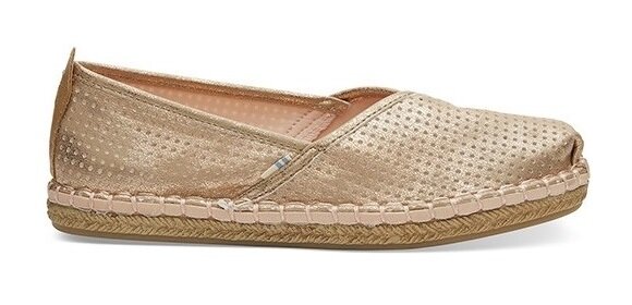 TOMS Slip On Petra Champagne Shimmer