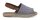 TOMS Espadrille Clara Navy Slub Chambray with Leather