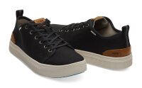 TOMS Mens Sneaker TRVL LITE Black Heritage Canvas