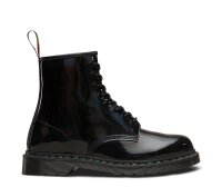 Dr. Martens 1460 Rainbow Patent 8 Eye Boot Black