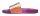 Superga 1908 Pumetcolorf Slides magenta multicolor 35