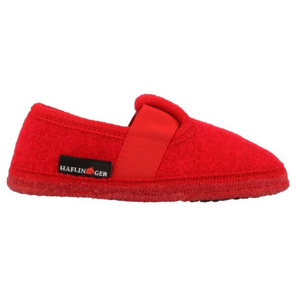 Haflinger Slipper Joschi Kids Hausschuh rubin 23