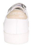 Superga 2870 Club S Comfleastrapeu Sneaker Sace-White-Beige Gesso 35