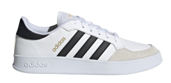 Adidas Breaknet Herren Sneaker Cloud White/Core Black/Magold 41 1/3