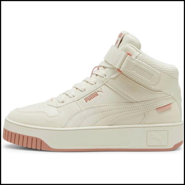 Puma Carina Street Mid Coquette Alpine Snow Beige Damen Sneaker