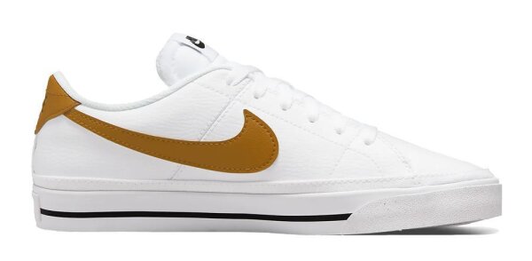 White/Gold-Suede